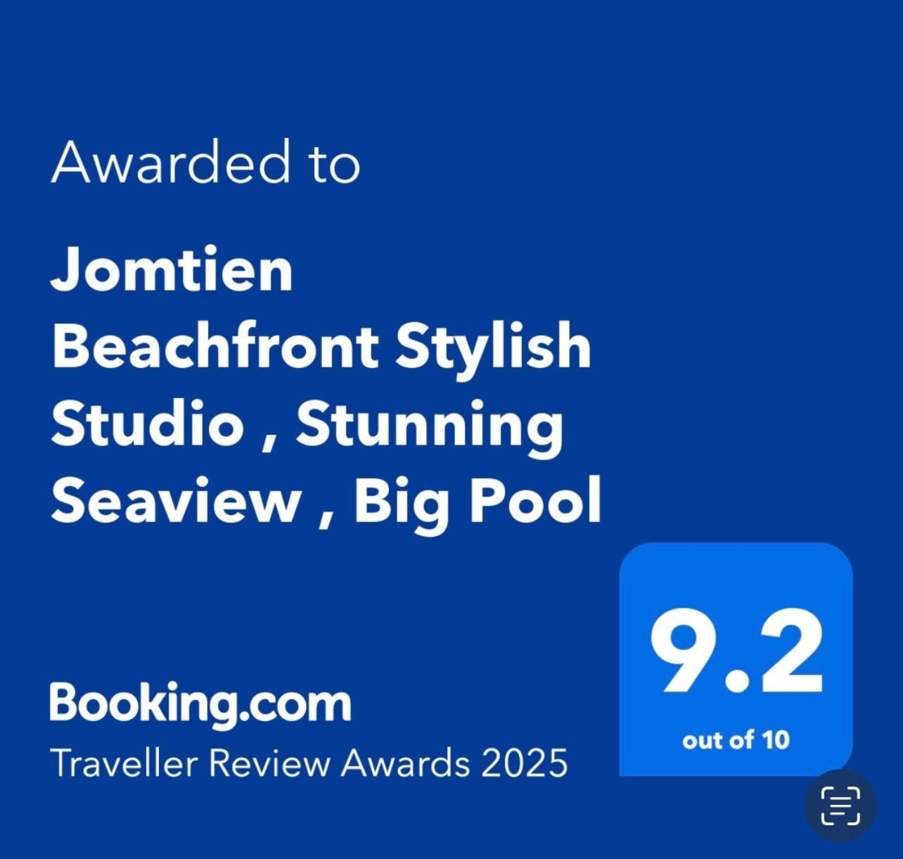 Jomtien Beachfront Stylish Studio , Stunning Seaview , Big Pool Exterior foto